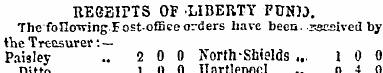 RECEIPTS OF LIBERTY V0N1) . The fonowing...