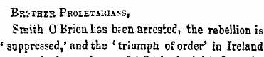Br'.theb Proletariat . Smith O'Brien hss...