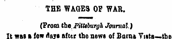 THE WAGES OF WAR. (From the Pittsburgh J...