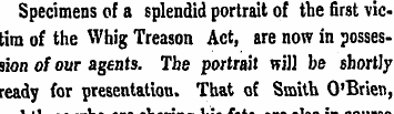 Specimens of a splendid portrait of the ...