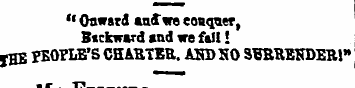 "Onward and" we conquer, Backward and we...