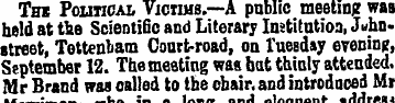 Tin PoimCAL Victims.—A public meeting wa...