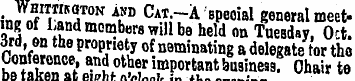 "W hittikoton and Cat.—A speoial general...