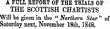 A FULL REPORT OF THE TRIALS OF THE SCOTT...