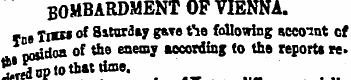 BOMBARDMENT OF VIENNA. , -fjgu of Saturd...