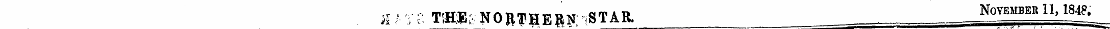 H/TBT^^NORliHEIlN^STAR. Novembeb 11,1848...