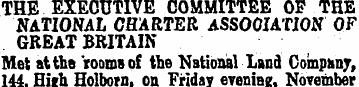 THE EXECUTIVE COMMITTEE OF THE NATIONAL ...