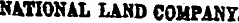 NATIONAL LAND COMPANY