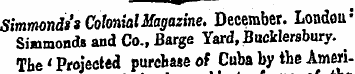 Simmonds 'a Colonial Magazine. December....