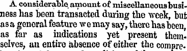 A considerable amount of miscellaneous b...