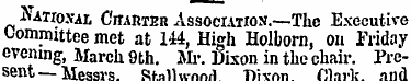 JftATrosAr, Charter Association.—The Exe...