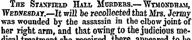 Tns Staxfield Hall Murders.— Wymondham, ...