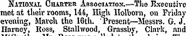 National Charter Association.—The Execut...