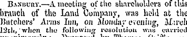 Banbury.—A mooting of the shareholders o...
