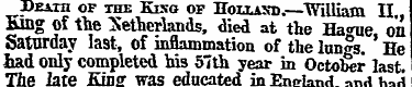 Death of the Kixo of HoiXANn. —William I...
