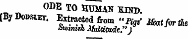 ODE TO HUMAN SEJD. (ByDoDSLBT. Extracted...