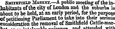 Sjothfield Market.—A public meeting ofth...