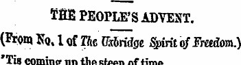 5S0E PEOPLE'S ADVEXT. (From Kq, I of The...