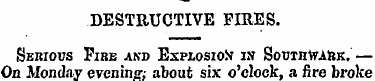 DESTRUCTIVE FIRES. Serious Pibe and Expi...