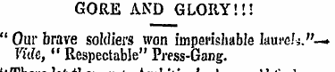 GORE AND GLORY!!! " Our brave soldiers w...