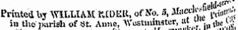 Priute-lbj \VLLLUSlrtfDEK, of No. 5, - ^^A'tio' 1 ^ in the parish of St. Anne, Westminster, «f " h ,tUc .^V uhniKstreet
