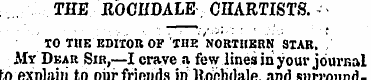 ..... .... THE EOCIIDALE. CHARTISTS. - T...