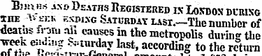 Bi*> h.s axo Deaths Registered is Lokdon...