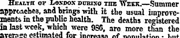 Health or Lejrpox dukisc the Week.—Summe...