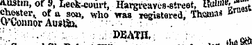 Austin, of 9, Leci-court, Hargreaves-str...