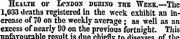 Health of Lcxdox duihxo thk Week.—The 1,...