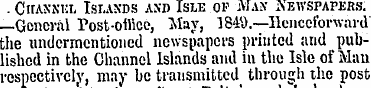 . Ckaxnki. Islands asd isle of imaa ^u-«...