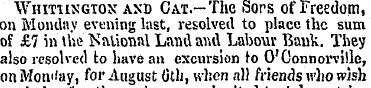 Whitiington and Cat.—The Sors of Freedom...