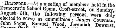Biudfoud. —At a meeting of members held ...