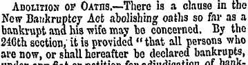 Adoiitio*** of Oatos.—There is a clause ...