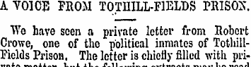 A Y01CE PROM TOTHILL-FIELDS PRISON. "VVe...