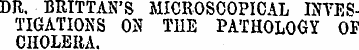 DR. BRITTAN'S MICROSCOPICAL INVESTIGATIO...