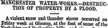 MANCHESTER WATER-WORKSL-DESTliUC TION OF...