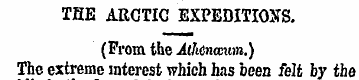 THE ARCTIC EXPEDITIONS. (Prom the Athenc...