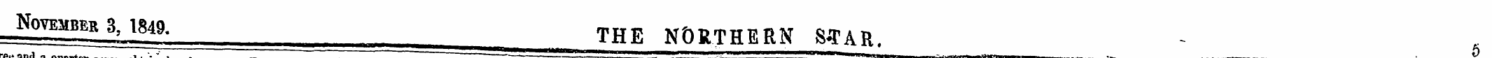 S 1 1 0, November , 1849. THE NQrtHERN M...