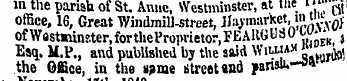 in the parish of St. Anuc, Westminster, ...