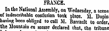 FRANCE. In the National Assembly, on Wed...