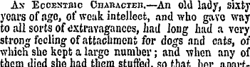 Ax EccEsiaic Cjubacteb.—An old lady, six...