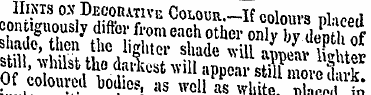 Hints ox Decorative Coi.oun. -If coW* „i...
