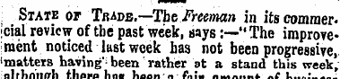 I; State or Trade.—The Freeman in its co...