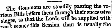 The Commons are steadily passing the var...