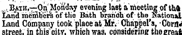 ... Bath.—On Monday evening last a meeti...