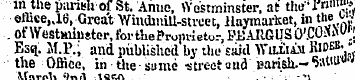 in the parish of St. Antie, Westminster,...
