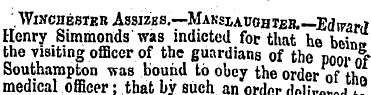 . ""Vh-chestkb Assizes.—Mans*- ,auohT£B....