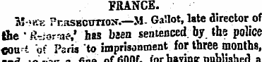 FRANCE. •M-iVE PnasBCirnox.—M- Ga'Iot, l...