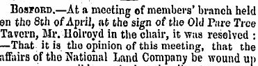 Bosford.—At a meeting of members' branch...